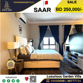 Saar, Real Estate For Sale, BHD 250000,  5 BR,  Beautiful Luxurious Garden Villa In Saar