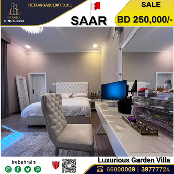 Saar, Real Estate For Sale, BHD 250000,  5 BR,  Beautiful Luxurious Garden Villa In Saar