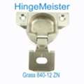 USD 13,  Grass 840-12 ZN Cabinet Hinges | 840 12 Hinge Nickel Finish Refurbished &ndash; Hinge Meister