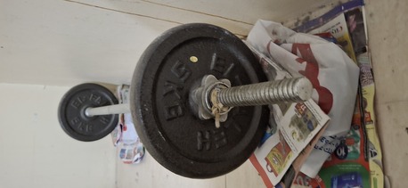 Jubail, Sporting Goods, SAR 100,  A Set Of 5kg Gym Plates With Rod For Sell