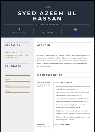 Dammam, Job Seekers, SEARCHING FOR INDORE SUPERVISOR JOB