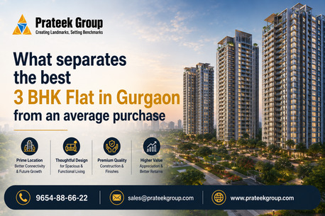 Gurgaon, Real Estate, What Separates The Best 3 BHK Flat In Gurgaon From An Average Purchase