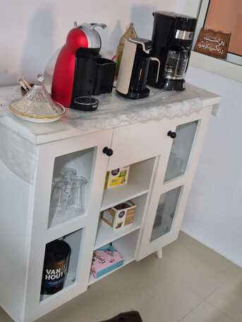 Al Rawdah, Furniture, SAR 300,  Coffee Corner & Delonghi Dolce Gusto Coffee Machines In Excellent Condition- Urgent Sale!