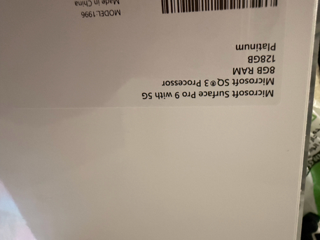 Olaya, Computers, SAR 2800,  Microsoft Surface Pro 9 - 5G (BRAND NEW /Sealed)