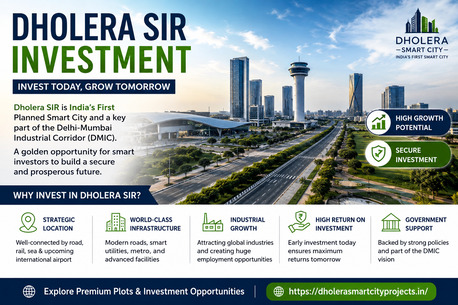 Ahmedabad, Real Estate For Sale, Dholera Smart City Projects: The Future Of Smart Investments In India