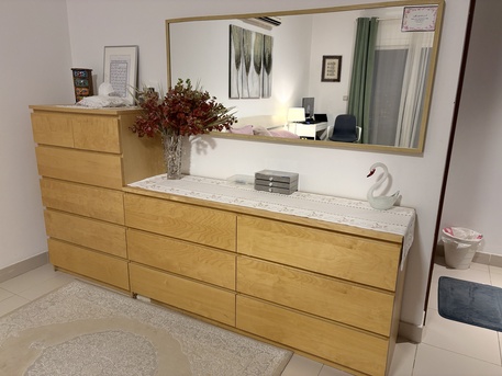 Jeddah, Furniture, SAR 1000,  IKEA Malm Dresser, Mirror , Chester Drawer