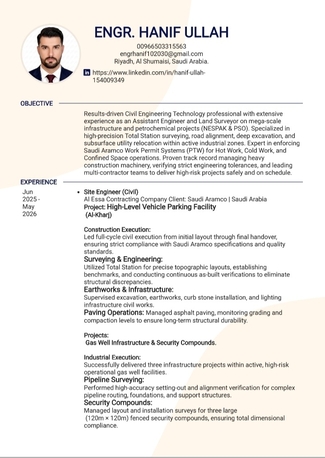 Riyadh, Job Seekers, Civil Engineer / Site Engineer / Land Surveyor Available For Immediate Joining