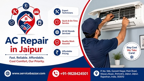 Jaipur, Air Conditioning, AC Service Near Me &ndash; Instant Cooling, Expert Care, Zero Hassle!