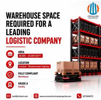 Bhubaneswar, Warehouses, INR 01,  Warehouse For Rent In Bhubaneswar &ndash; Premium Industrial & Logistics Spaces Available