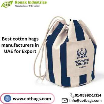Dubai, Business, Best Cotton Bags Manufacturers In UAE For Export