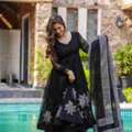INR 7500,  Buy Idaho Zaafira Black Kurta Set Online