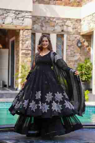 Jaipur, Clothing & Accessories, INR 7500,  Buy Idaho Zaafira Black Kurta Set Online