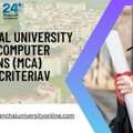Uttaranchal University Master Of Computer Applications (MCA) Eligibility Criteria