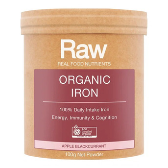 Sydney, Health & Beauty Items, AUD 30,  Buy Raw Real Food Nutrients Organic Iron Powder Apple Blackcurrant 100g Australia