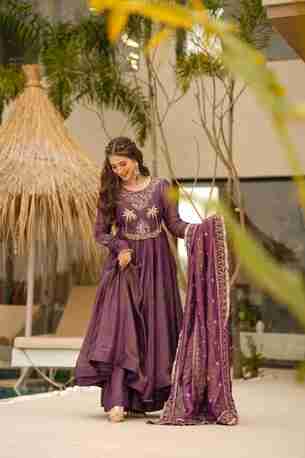 Jaipur, Clothing & Accessories, INR 3000,  Buy ZenAlyaa Black Floral Designer Rayon Fit & Flare Maxi Gown Dress Online