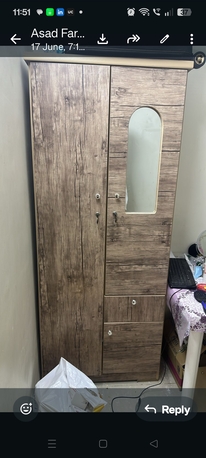 Riyadh, Furniture, SAR 220,  Wooden Almirah For Sale