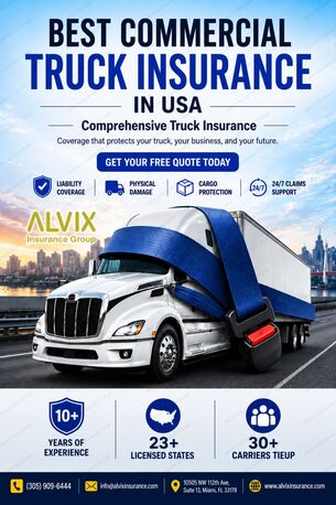 Miami, Financial, Best Commercial Truck Insurance In The USA &ndash; Call Now