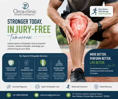 Mumbai, Business, Sports Orthopedic Care In Guwahati | Sports Injury Prevention & Knee Surgery