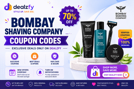 Mumbai, Businesses For Sale, Latest Bombay Shaving Company Coupon Codes & Offers 2026 - Dealzfy