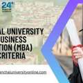 Uttaranchal University Master Of Business Administration (MBA) Eligibility Criteria