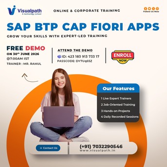 Hyderabad, Education, SAP BTP CAP Fiori Apps Live Free Demo Training