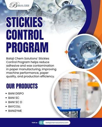 Bangalore, Business, Paper Roll Marks From Stickies? Get Stickies Control Chemicals Now - Contact Now