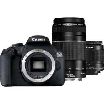Edinburgh, Electronics, GBP 426,  Canon EOS 2000D DSLR Camera Kit With Dual Lenses For Sale UK