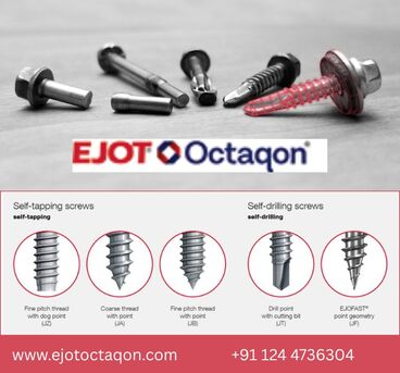 Gurgaon, Construction, Types Of Self Tapping Screws & Self Drilling Screw Sizes
