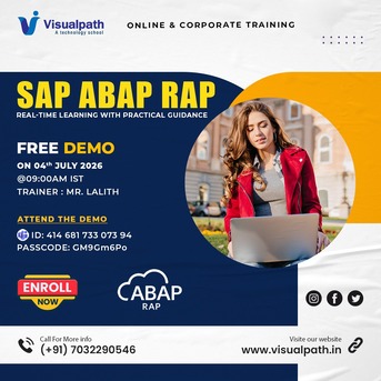 Hyderabad, Lessons Offered, Upgrade Your SAP Skills With A Free SAP ABAP RAP Demo 4th!