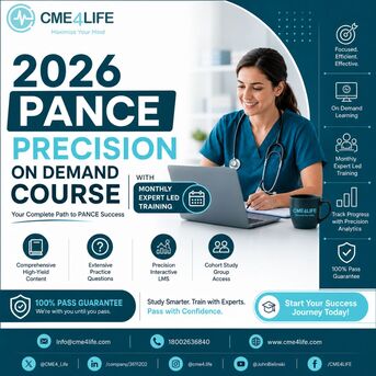 New York, Education, PANCE Precision On Demand Course With Monthly Expert Led Training