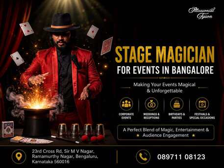 Bangalore, Business, Top Stage Magician For Events In Bangalore | Amazing Live Magic Show