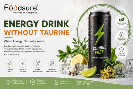 Noida, Food & Drink, Energy Drink Without Taurine Solutions By Foodsure Experts