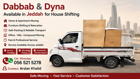 Jeddah, Relocation, Dabbab And Dyna Available In 😎jeddah For House Shifing