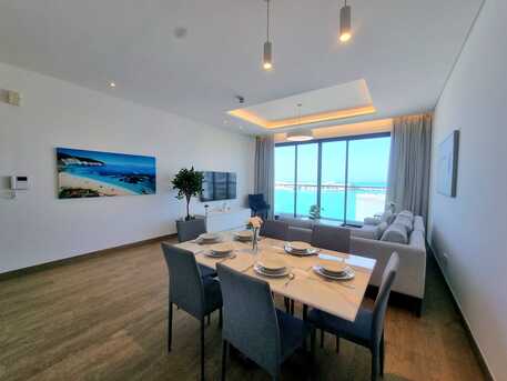 Amwaj Islands, Apartments, Flats, Houses & Villas, BHD 600/month,  Furnished,  2 BR,  130 Sq. Meter,  Sea View Beautiful 2 BR FF Apartment In Amwaj Island