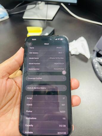 Al Sharafeyah, Mobile Phones, SAR 2500,  Iphone 14pro Max / 512GB / Single Use Phone