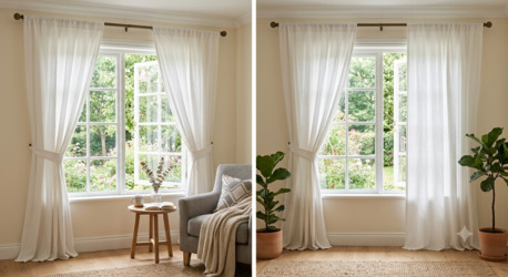 Mumbai, Household Items, INR 1899,  Cotton Curtains &ndash; Light Filtering, Washable & Long-Lasting | Theindiglobal