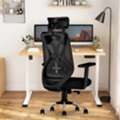INR 8400,  Ergonomic Mesh Office Chair With Headrest & Lumbar Support &ndash; Adjustable & Comfortable