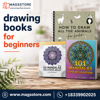 New York, Books, USD 10,  Drawing Books For Beginners | Creative Learning At Magsstore