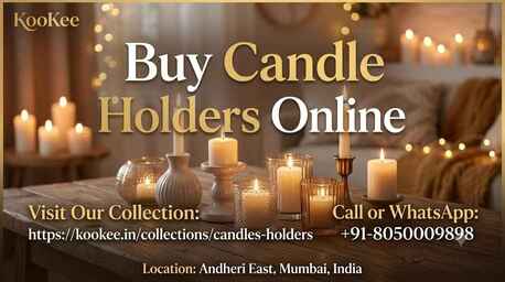 Mumbai, Household Items, INR 895,  Light Up Your Space: Why You Should Buy Candle Holders Online