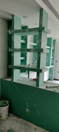 Jeddah, Interior Design, Decor Gypsum Board Ceiling And Paint Work