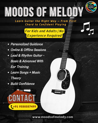 Kolkata, Lessons Offered, Online & Offline Guitar Classes For Kids & Adults.