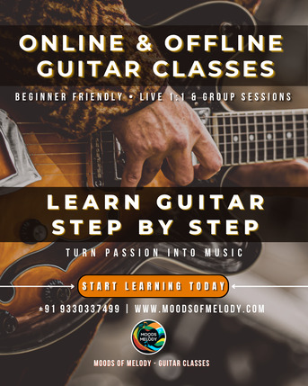 Kolkata, Lessons Offered, Online & Offline Guitar Classes For Kids & Adults.