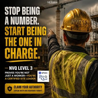 Sharjah, Lessons Offered, NVQ Level 3 Diploma &ndash; Globally Recognised Safety Qualification