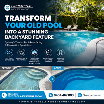 Sydney, Staff Accommodation, 🏊 Pool Resurfacing Sydney – Transform Your Old Pool With Fibrestyle