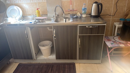 Jeddah, Household Items, Black Leather Sofa Set And Kitchen Set And Automatic Washing Machine
