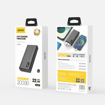 Islamabad, Electronics, PKR 2700,  Stay Powered Anywhere With The Aspor A320 Power Bank!