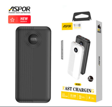 Islamabad, Electronics, PKR 2700,  Stay Powered Anywhere With The Aspor A320 Power Bank!