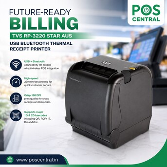Noida, Computers, INR 14899,  Buy TVS RP-3220 Star AUS Bluetooth Thermal Printer Today