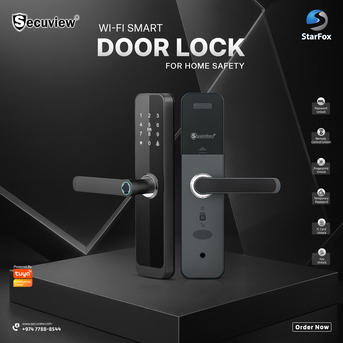 Doha, Electronics, QAR 550,  Secuview Wifi Smart Door Lock For Home Safety