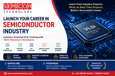 Bangalore, Lessons Offered, Best VLSI Training In Bangalore & Hyderabad | SemiconTechs